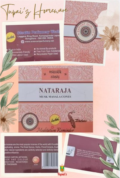 Incense Cones - Nataraj