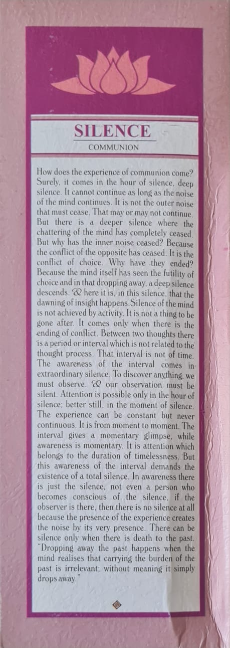 Incense Sticks - Silence