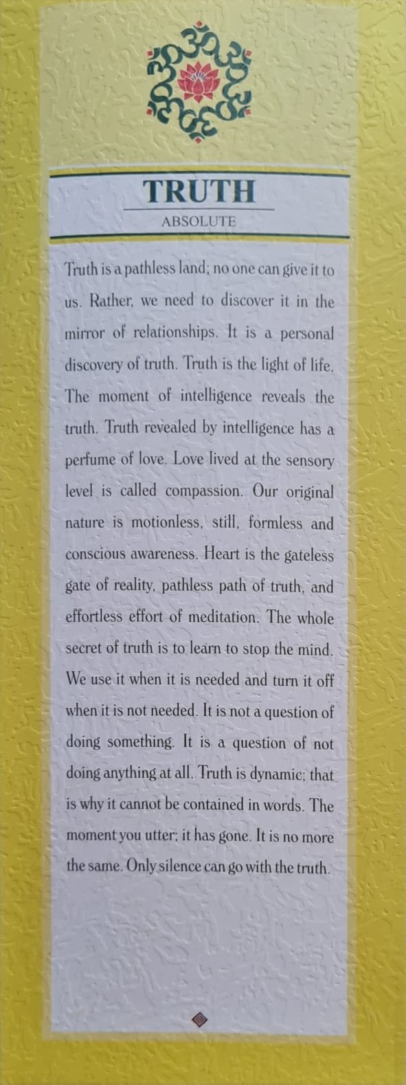 Incense Sticks - Truth