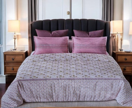 Bliss Flower Pattern Printed Bedsheet