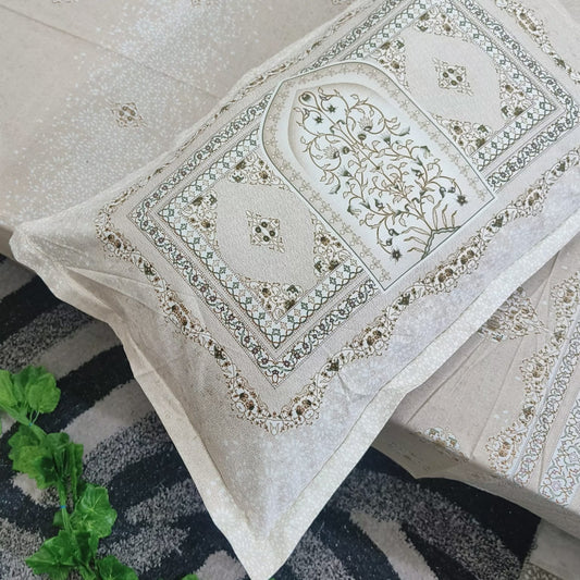 Bliss Mughal Pattern Printed Bedsheet