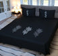 Aroma Black Forest Embroidery Bedsheet