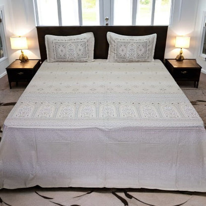 Bliss Mughal Pattern Printed Bedsheet